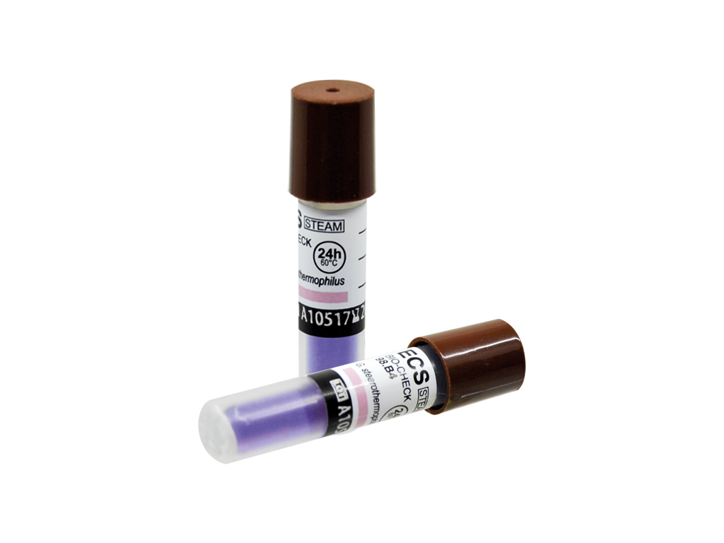 ECS-BIO-CHECK 98.B11 - Indicateur biologique rapide pour la Stérilisation Vapeur - Paquet de 50