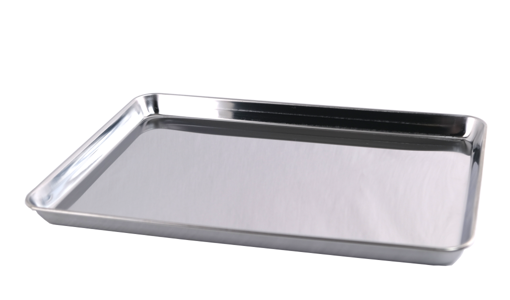 ALMEDIC® Stainless Steel Flat Tray (11 3/8'' x 7½'' x ¾'' )