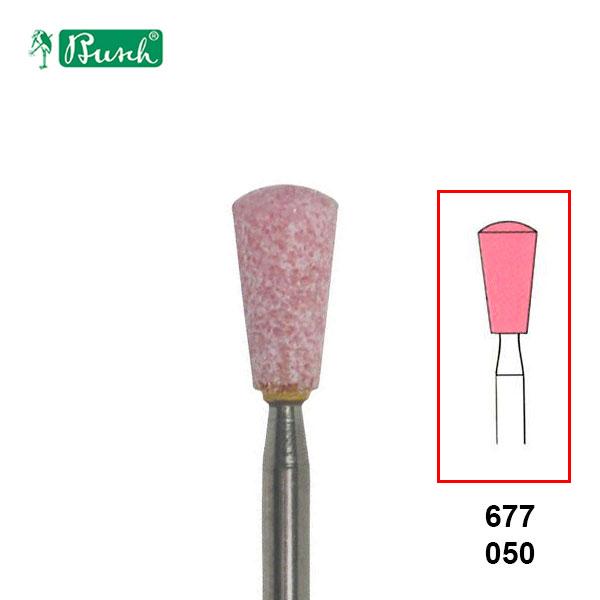 °BUSCH® Fraise abrasive en corindon (rose)