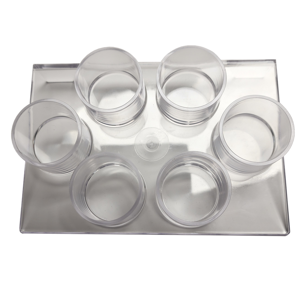 [90-880] 6 holes plexi bottle holder