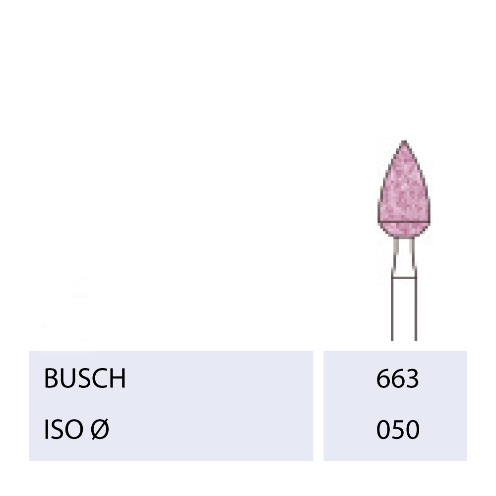 [2663050] °BUSCH® Fraise en corindon affinée (rose)